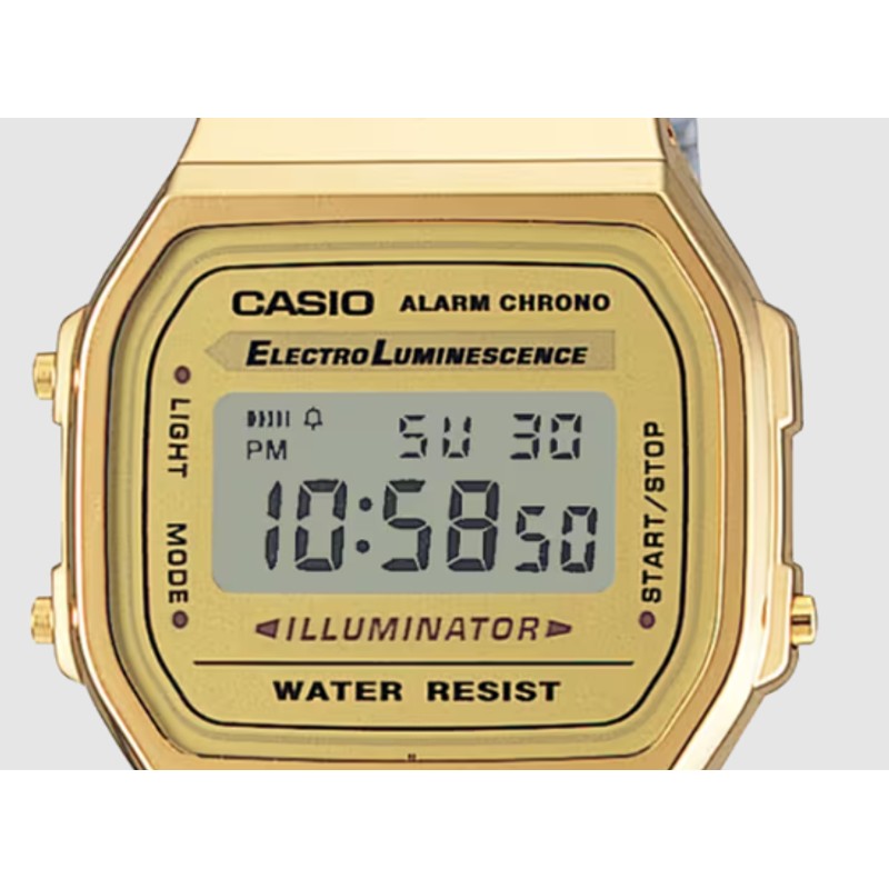 Casio Vintage Digital Steel Bracelet (A158WEA-1) view 2